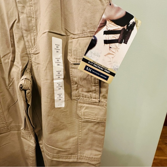 511 Tactical Series Men’s 32x34 Cargo Canvas Recreation Multi Pocket Pants NWT - Picture 5 of 16